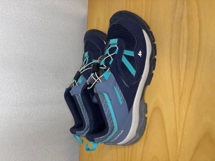 Chaussures imperméables de randonnée enfant avec lacet - CROSSROCK Quechua 36 - photo numéro 3