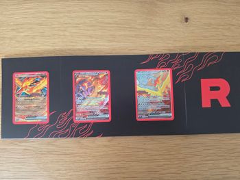 Lot 3 Cartes Sulfura ex de la Team Rocket - Issue de l'UPC Sulfura