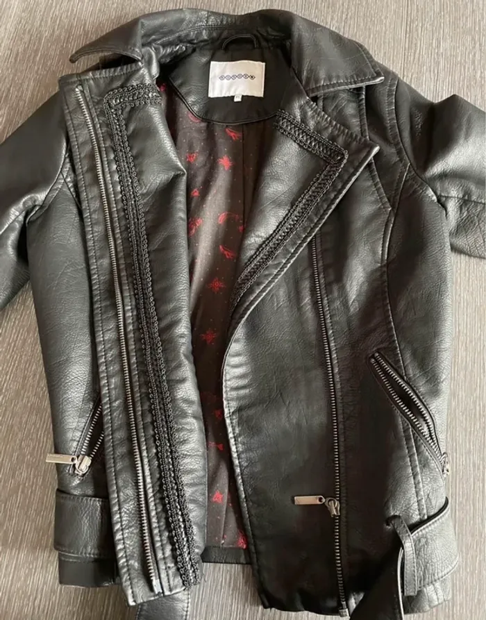 Veste cuir BONOBO