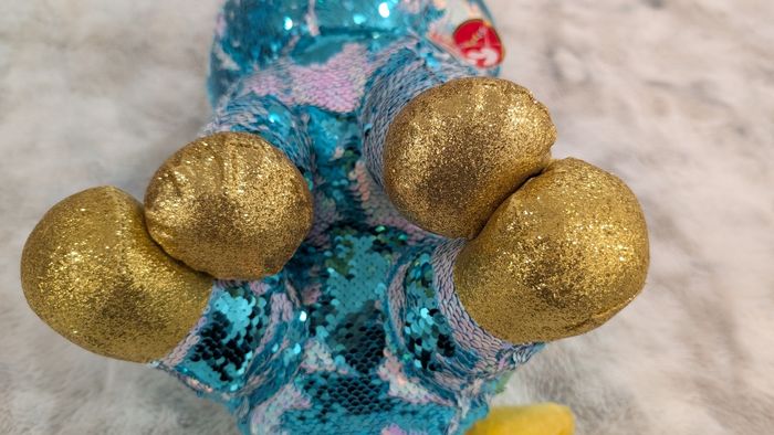 Peluche Ty Flippables Taille L Dazzle la licorne 41 cm neuve - photo numéro 9