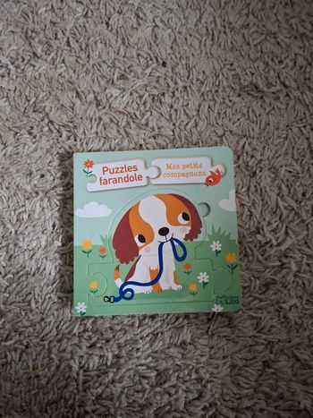 Livre puzzles farandole mes petits compagnons éditions lito