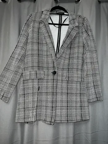 Blazer à carreau