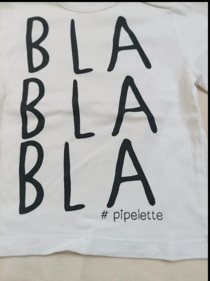 Tee-shirt manches longues Kiabi fille 6 mois - photo numéro 2