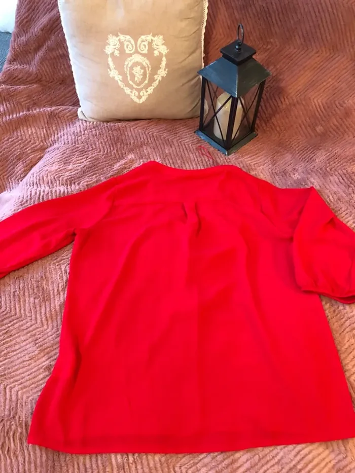 Blouse rouge - photo numéro 5