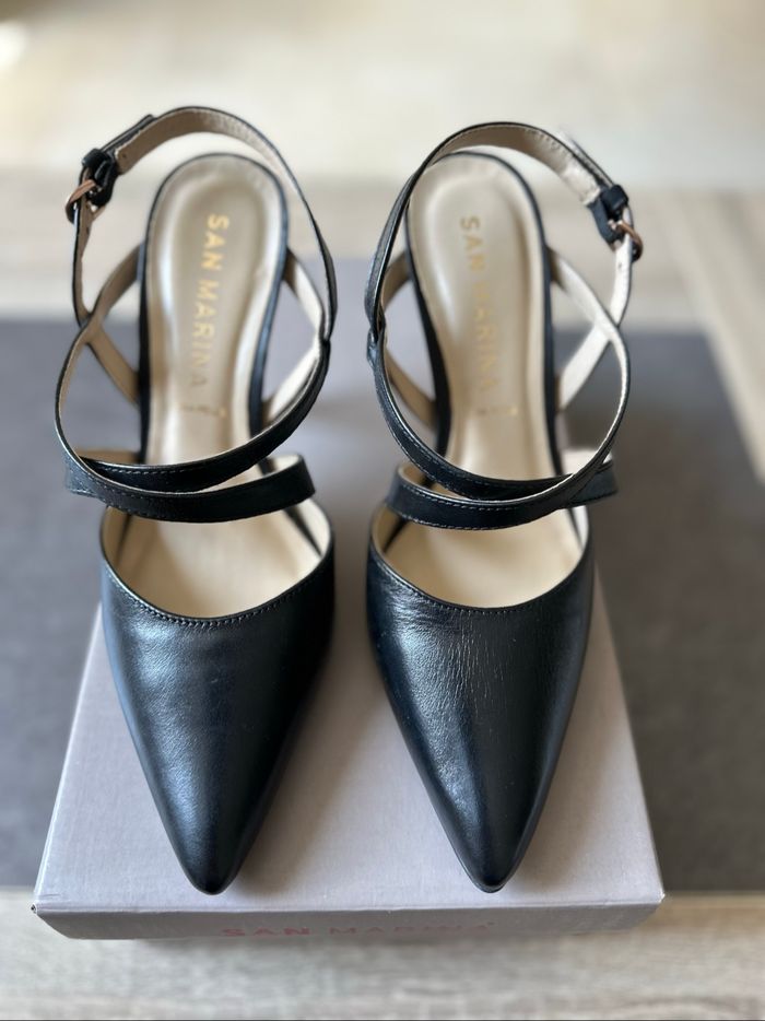 Escarpins cuir San Marina 36 neufs - photo numéro 2