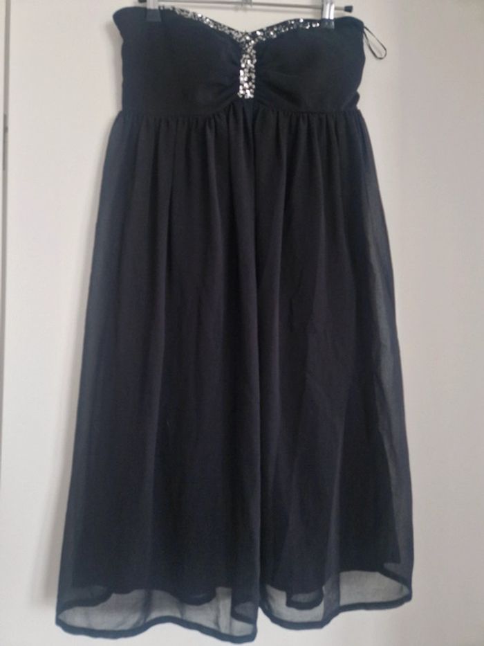Robe sans bretelles Kiabi (neuf, noir), S / 36 / 8
