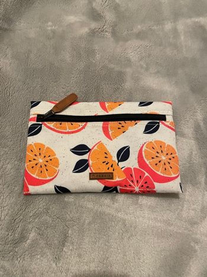 Pochette interchangeable Cabaïa – Motif orange
