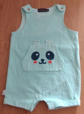 Salopette short 3 mois garçon 
