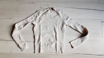 Vêtement fille tee-shirt manches longues crème Gémo 14 ans