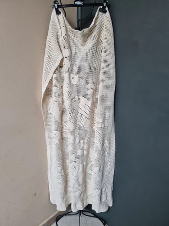 Nappe beige dentelle