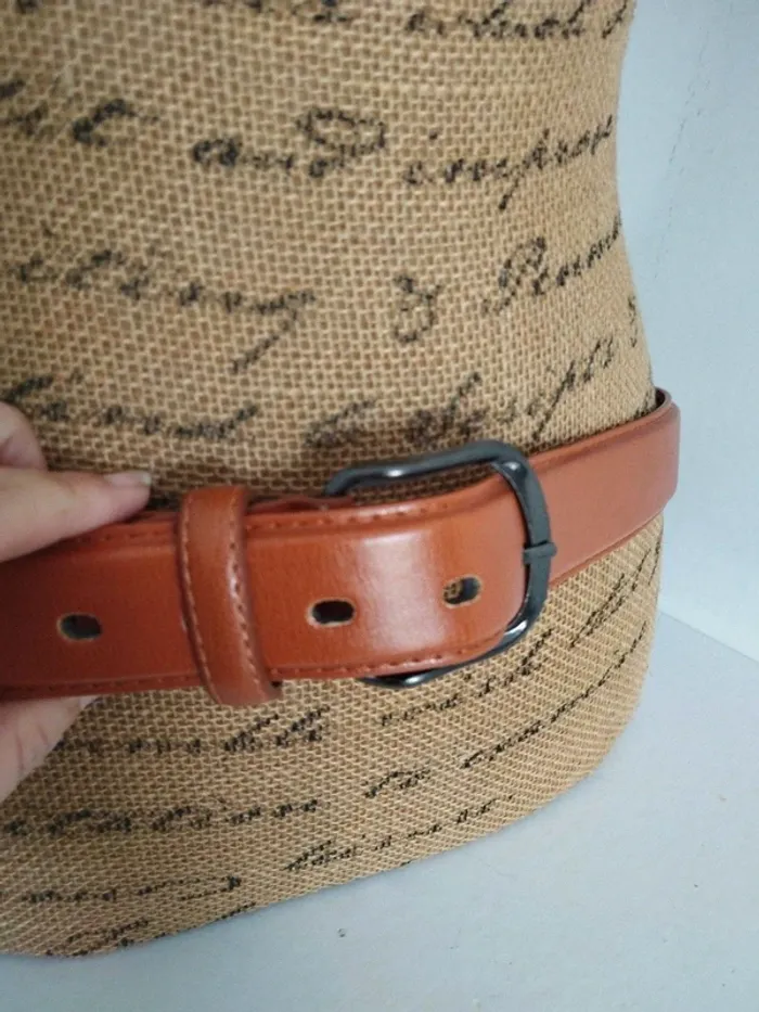 Ceinture camel 105 cm mixte - photo numéro 5