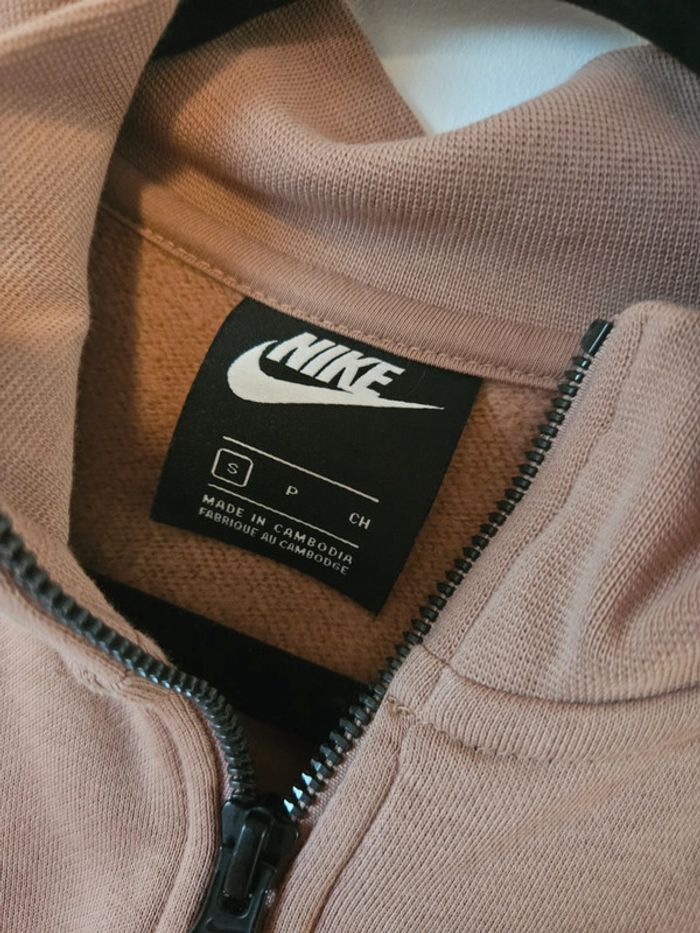 Sweat court à demi-zip pour femme * Nike/ taille S* - photo numéro 6