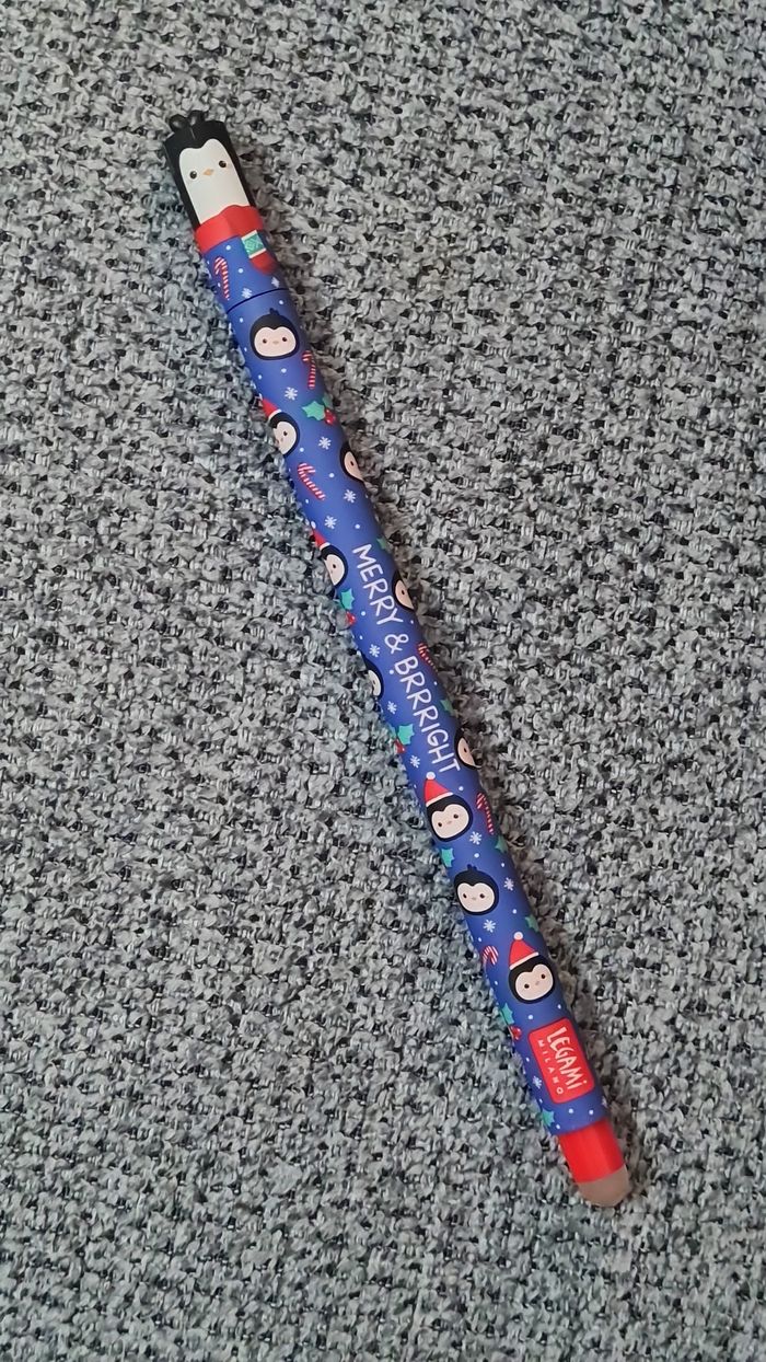 Legami Noel 2023 Pingouin de Noel Effaçable EP0023 Très Rare