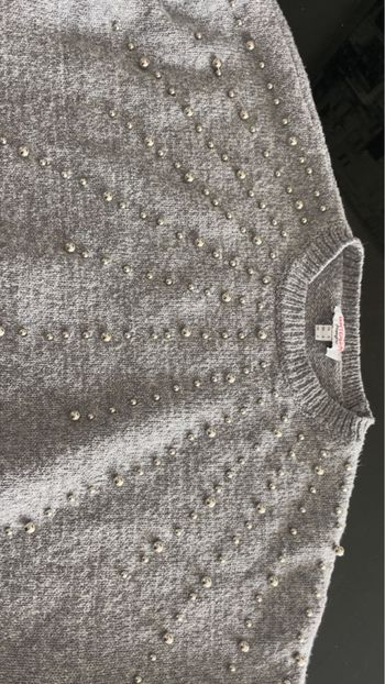 Pull avec perles