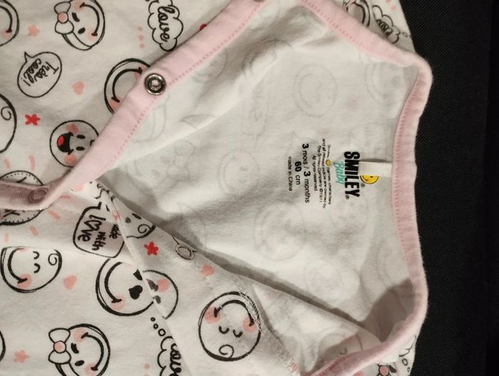Pyjama fin Smiley 3 mois - photo numéro 2