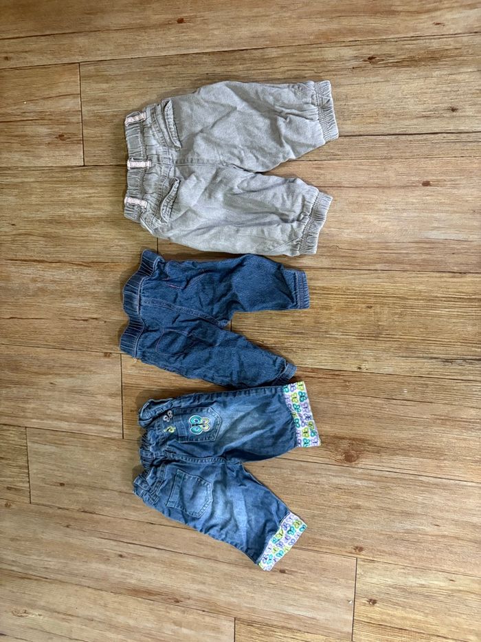 Lot 3 jeans 3 mois - photo numéro 2