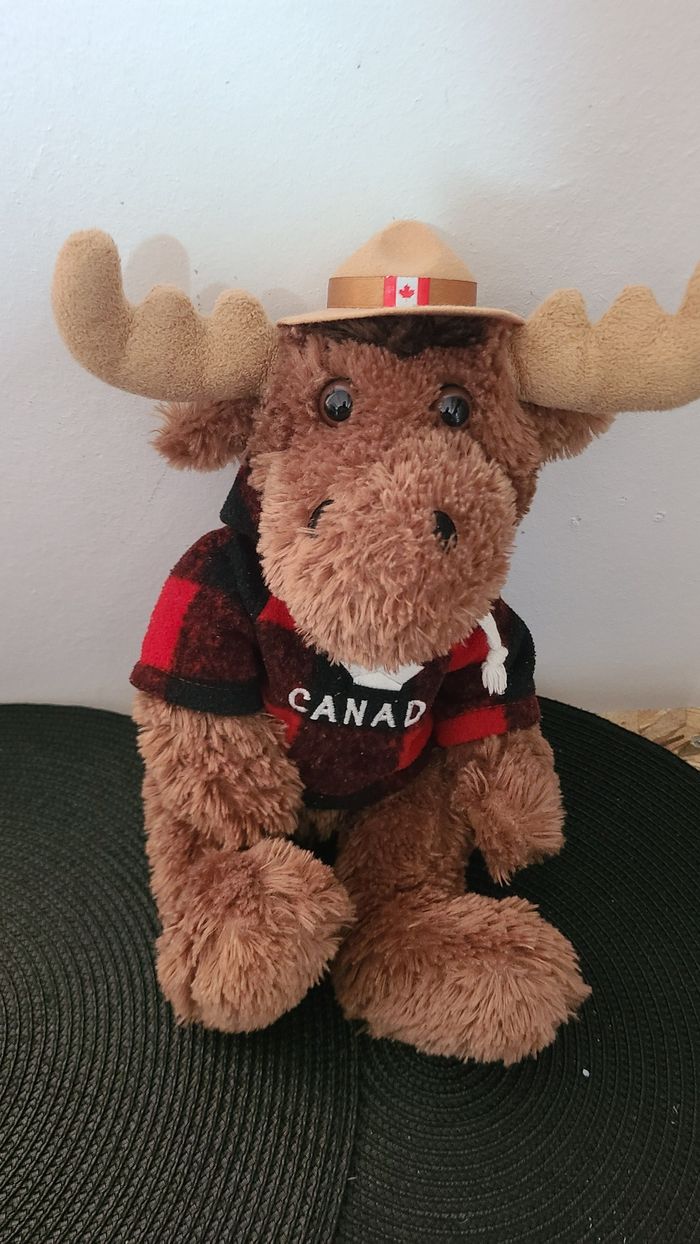 Peluche cerf CANADA - photo numéro 3