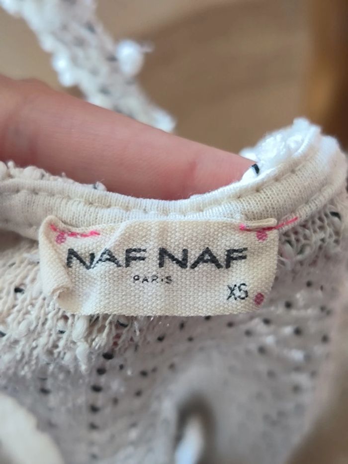 🩷 Haut crocheté Naf Naf - Taille XS 🩷 - photo numéro 3
