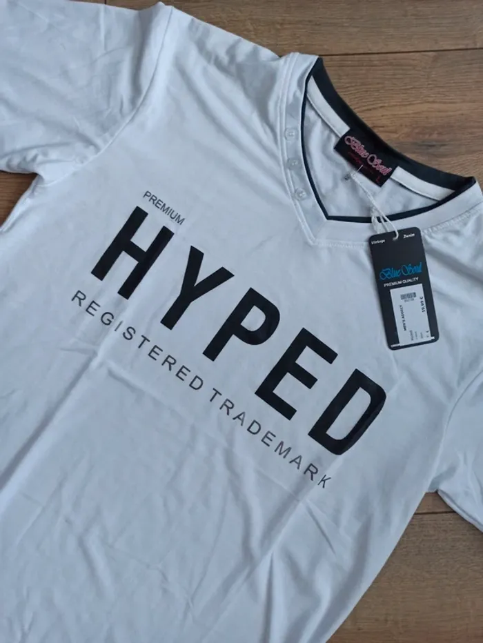 Tee shirt blanc homme L - photo numéro 3