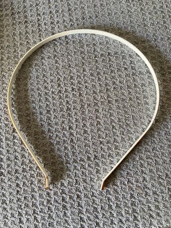 Serre-tête moutarde vintage 