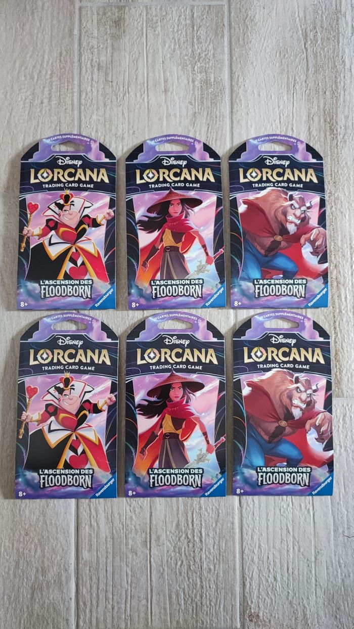 2 Artsets Blister Lorcana L'ascension des Floodborn