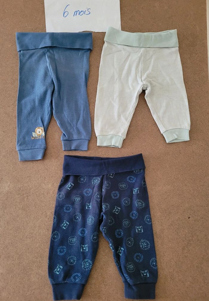 Lot de 3pantalons Lupilu 62/68 soit 3/6mois
