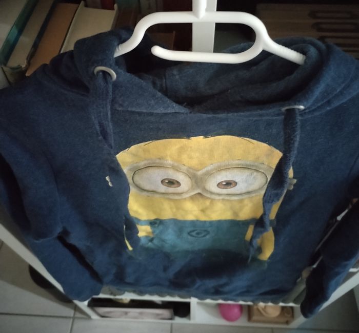 Sweat à capuche Les Minnions "Atmosphere" 60% coton