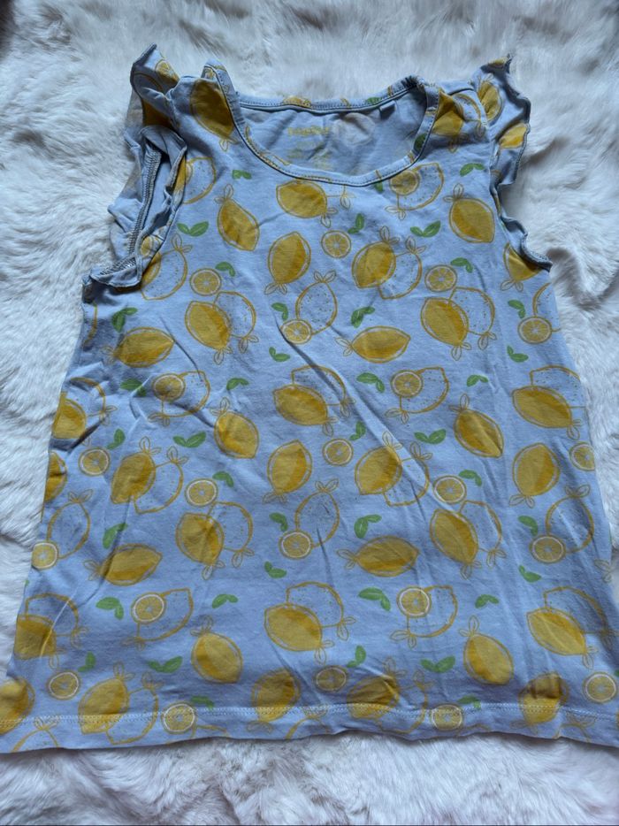 👚 lot 4 t-shirts - fille - 110 -116 cm - 5-6 ans la halle - lupilu- très bon état - photo numéro 2