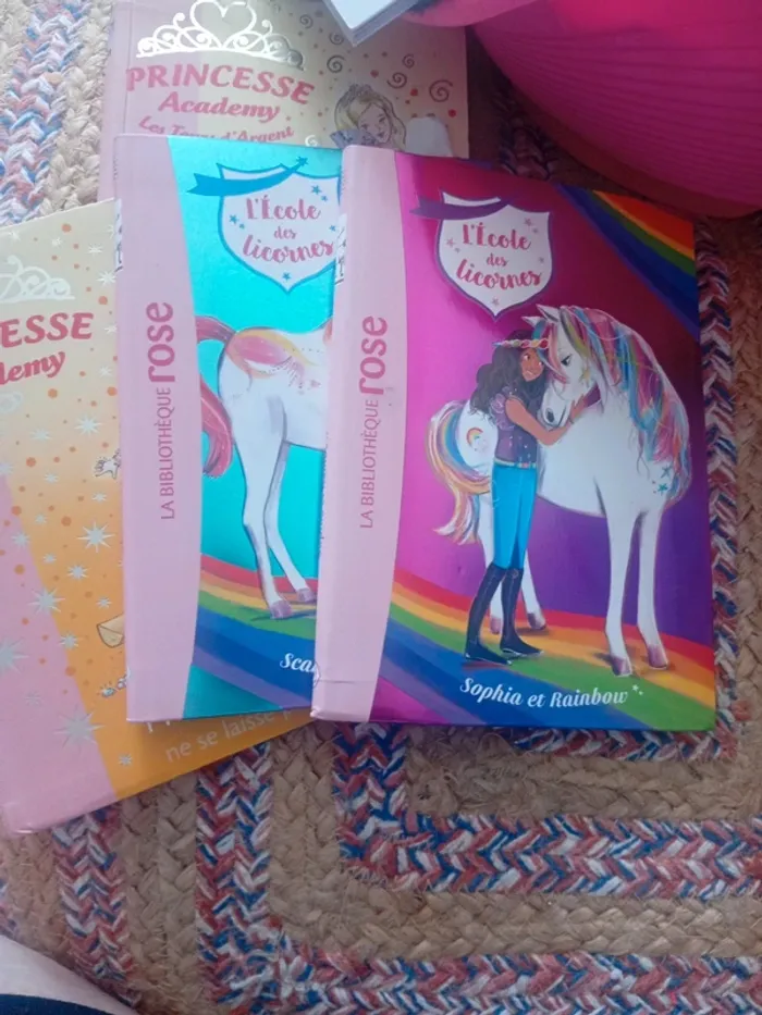 Lot de 7 livres bibliothèque rose - photo numéro 5