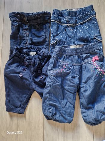 Pantalon fille 3 mois