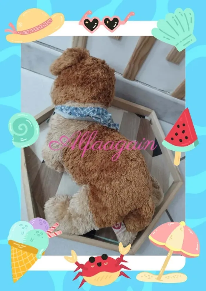 Peluche chien ty - photo numéro 2