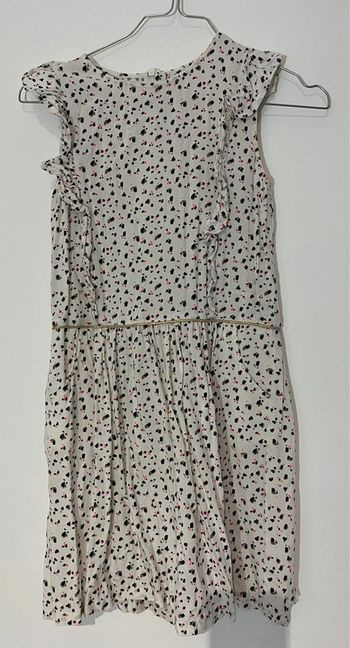 Robe beige avec motifs Gemo taille 12 ans