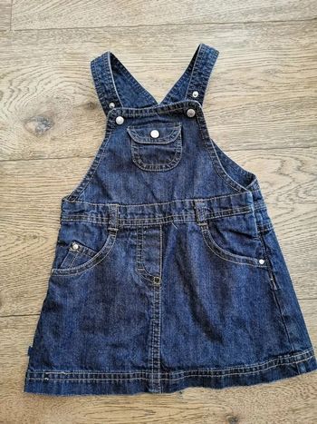 Salopette jupe jean obaibi 6m