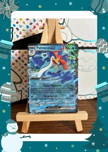 Carte Pokémon palmaval ex 52/193 évolution à paldea