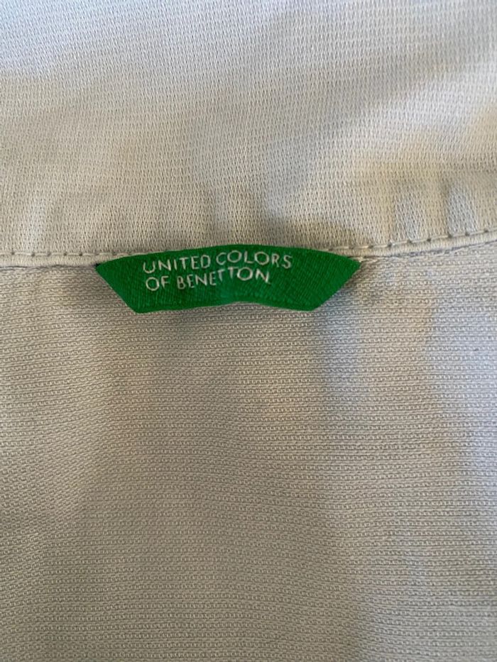 Veste chemise United Color of Benetton bleu clair taille 44 - photo numéro 9