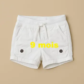 Short blanc Kiabi Taille 9 mois