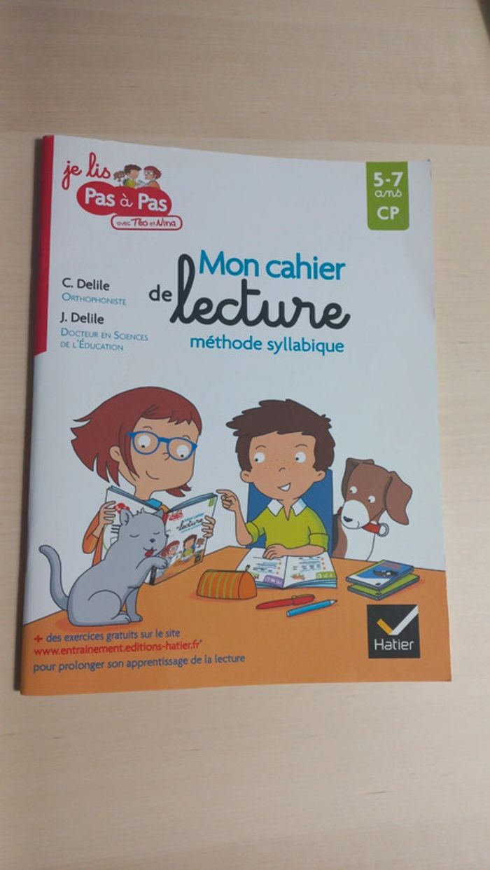 Mon cahier de lecture. Méthode syllabique. CP