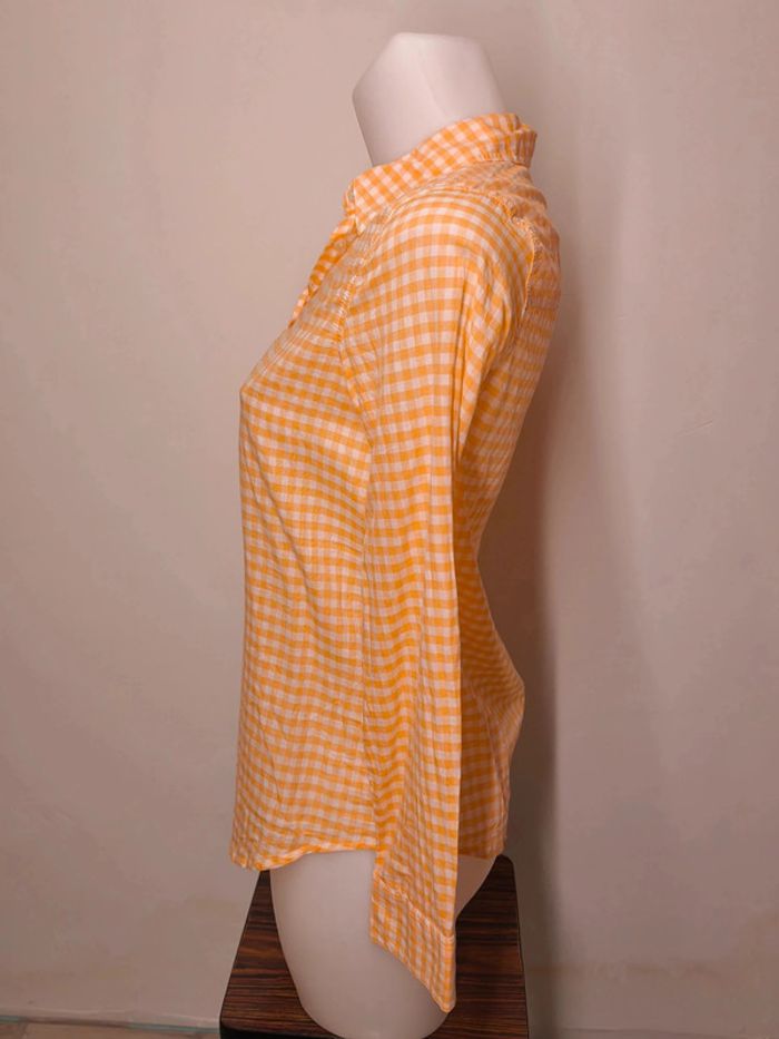 Chemise United Colors of Benetton Femme Taille XS Orange - photo numéro 3