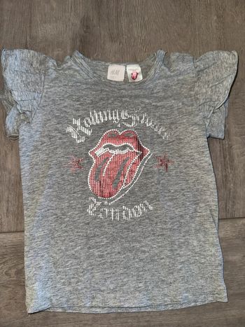 T-shirt fille rolling stone