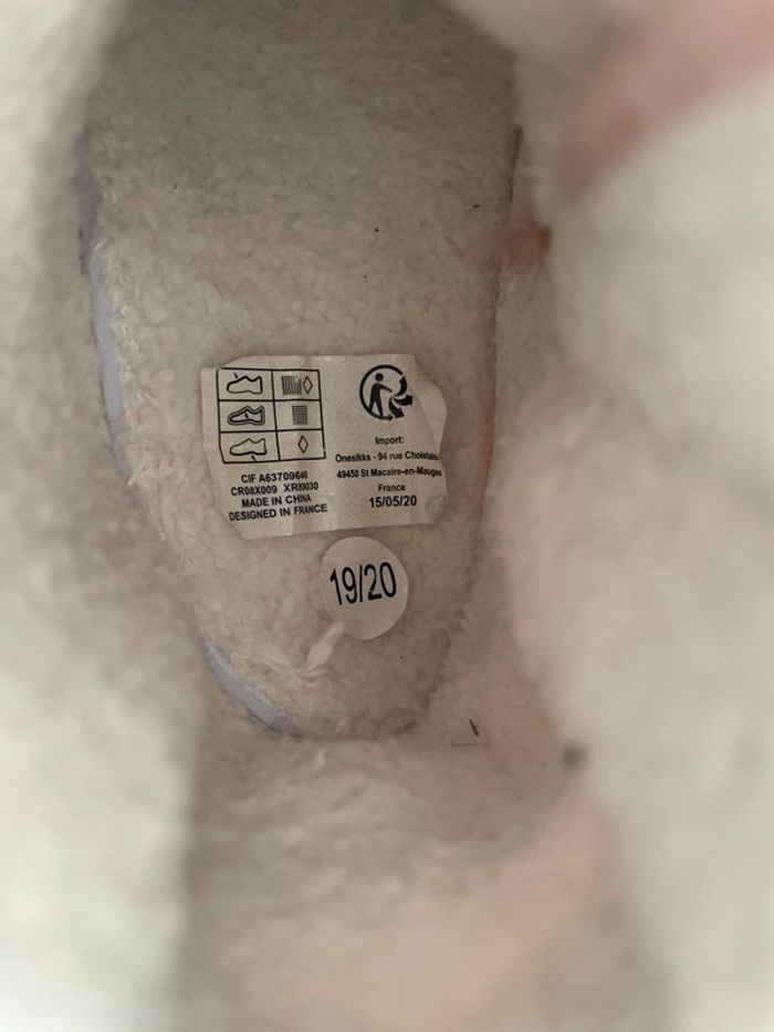Bottes fourrees IKKS 19/20 roses et blanches - photo numéro 5