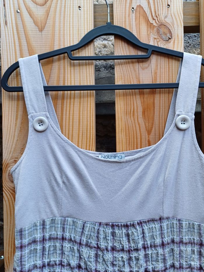 Jolie robe à carreaux Nothing Else taille L - photo numéro 8