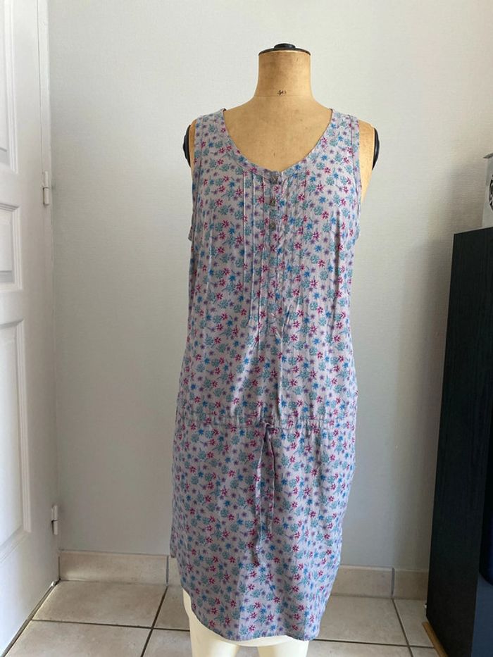 Robe en soie Soft Grey 40 - photo numéro 2