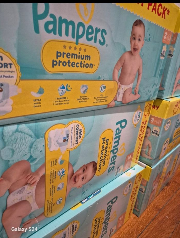 Couches Pampers taille 3 (112) - photo numéro 2