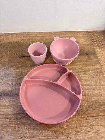 Set repas en silicone vertbaudet