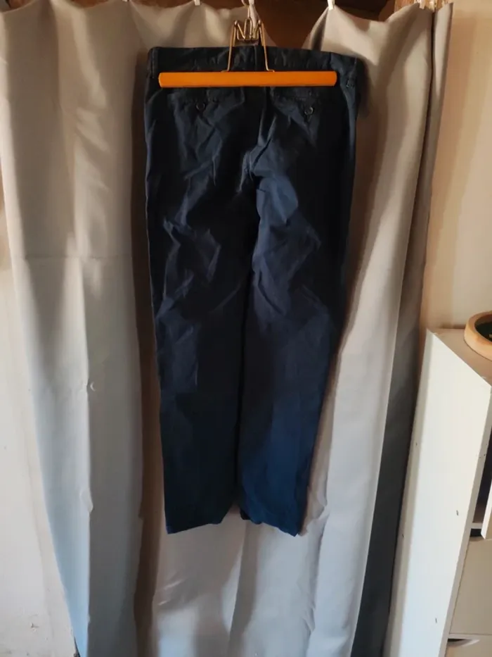 Pantalon chino bleu marine - photo numéro 2