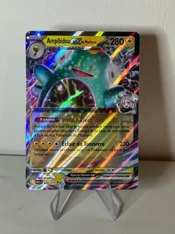Ampibidou Ex carte Pokémon héros transcendants  070/217