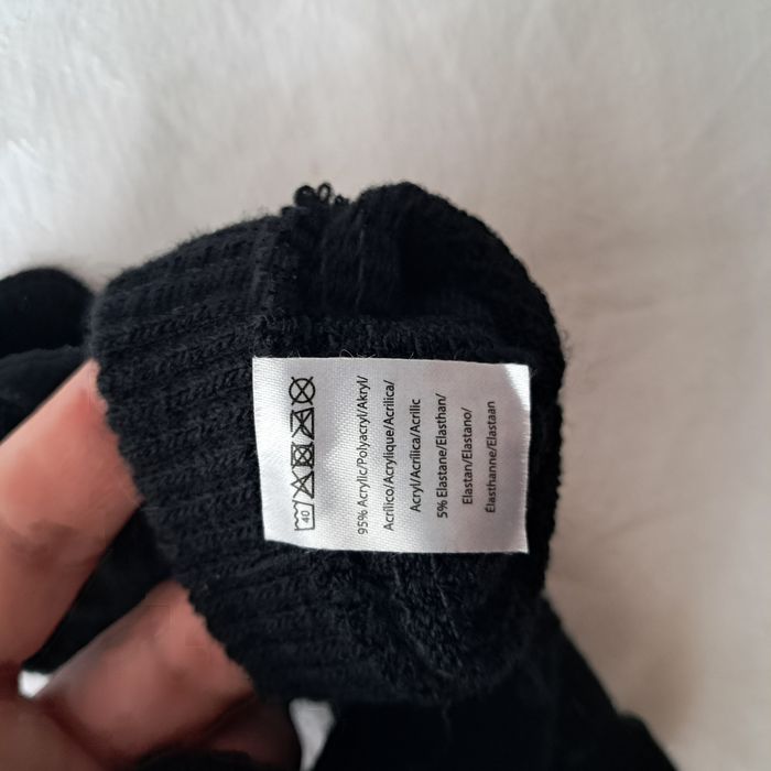 Gants noirs acrylique Taille unique Neufs - photo numéro 6