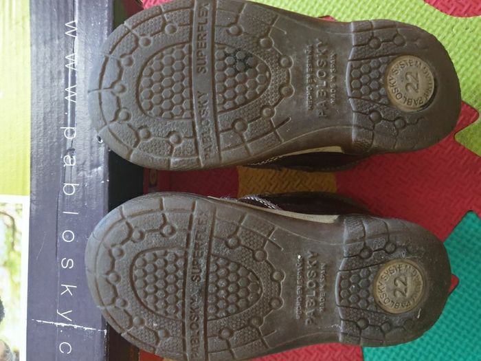 2 paires de chaussures garçon hiver taille 22 Pablovsky cuir - photo numéro 6