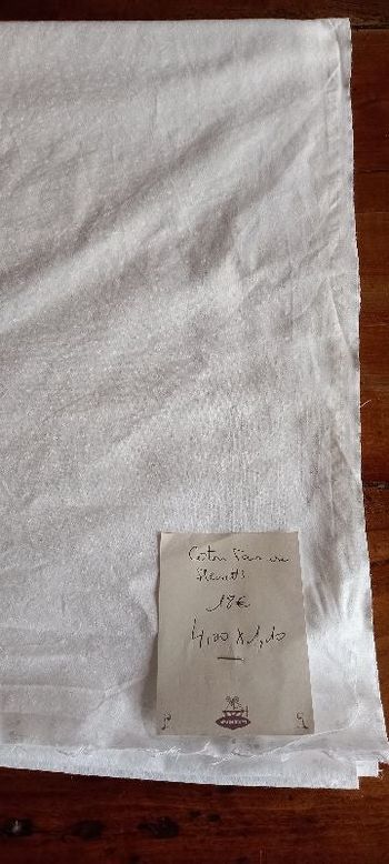 Du coton pour un fond de couverture de bébé...