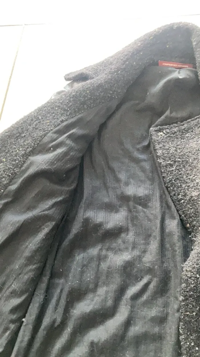 Manteau Comptoir des cotonniers bi matière taille 38 - photo numéro 4